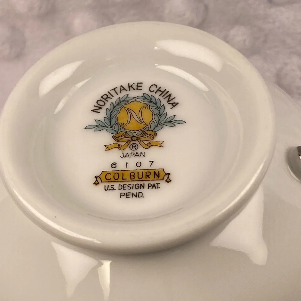 Vintage Set of 4 Noritake Colburn #6107 Coffee/Tea Cups